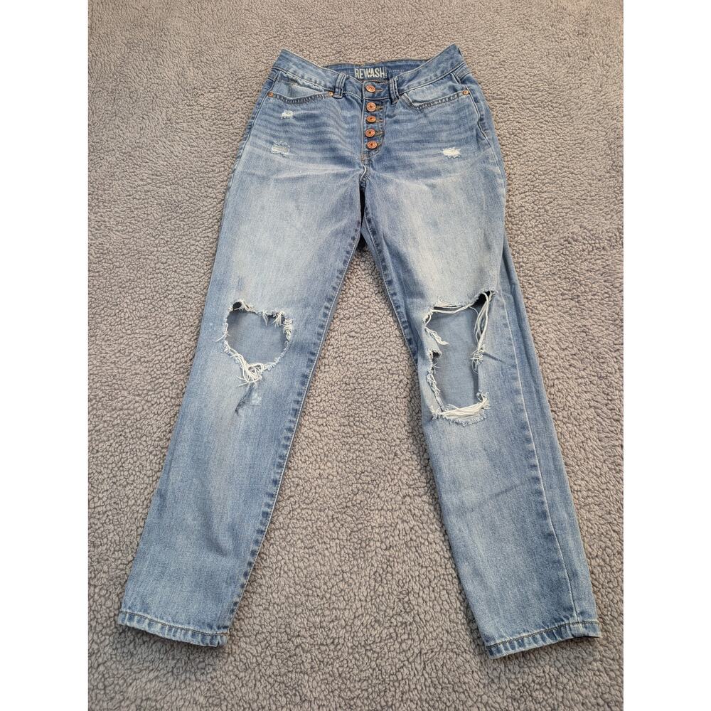 Rewash Jeans Women's Size 5 Blue High Rise Mom Vintage Reunion (0535)